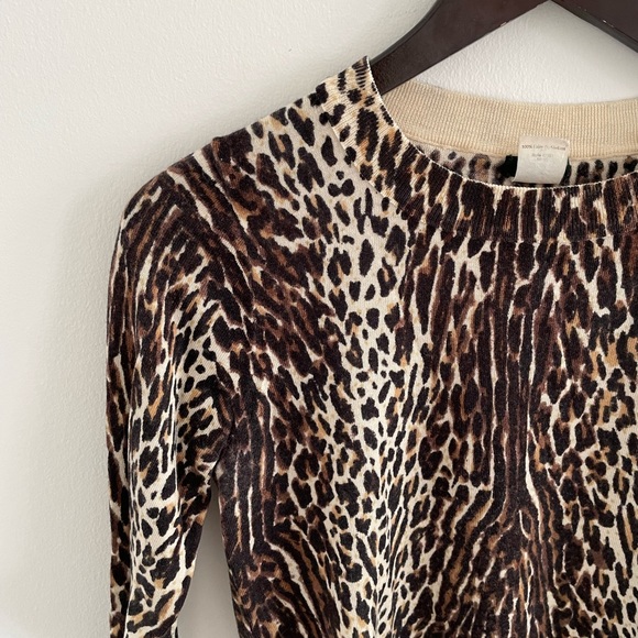 JCrew leopard wool sweater | S - Picture 4 of 7